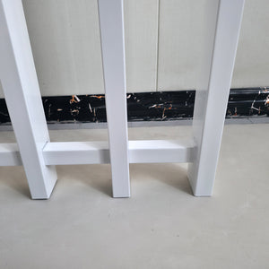 Modern Design White Aluminum Pedestrian Gate