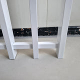 Modern Design White Aluminum Pedestrian Gate