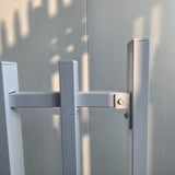 White Aluminum Picket Fence / Vertical Slat Railing