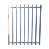 Modern Design White Aluminum Pedestrian Gate
